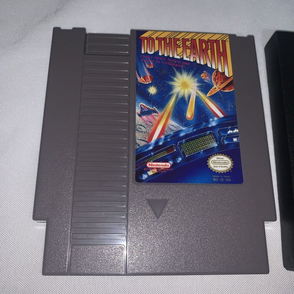 To The Earth Nintendo NES Video Game Authentic Nintendo Entertainment System - Picture 7 of 7